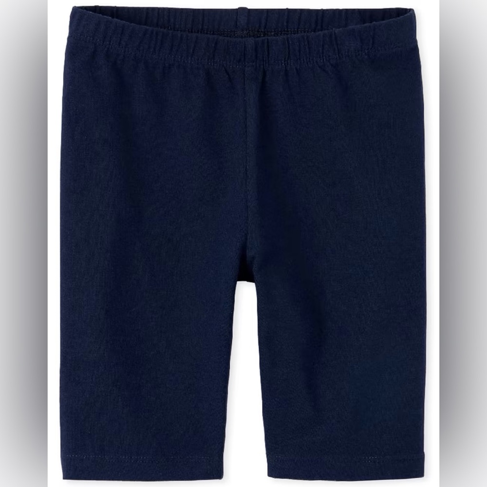 NWT The Children’s Place Girls Bike Shorts in Tidal (Navy) Size Large (10/12)
